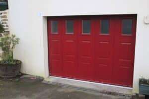 PORTE DE GARAGE SECTIONNELLE LATERALE